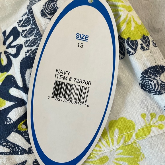 NWT OP White Floral Print Lace Up Front Side Pockets Board Shorts Swim Trunks Si - Picture 2 of 7